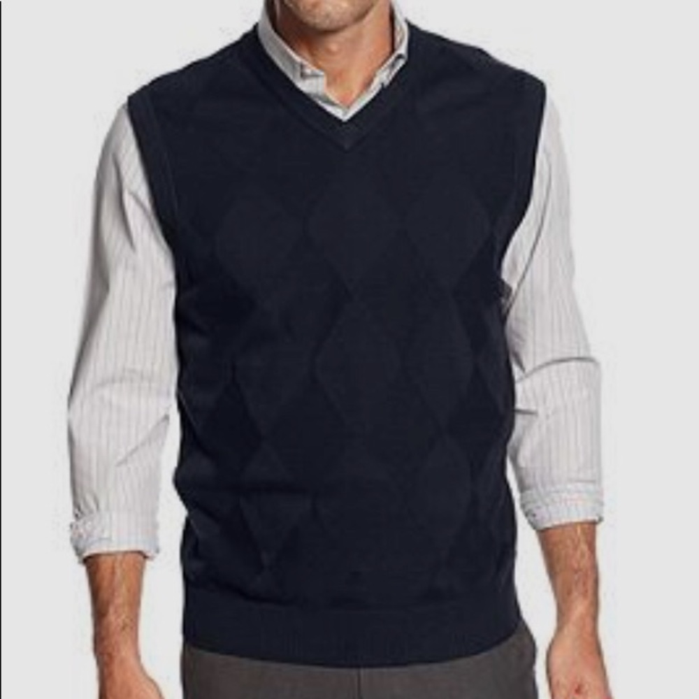Oscar de la Renta Gray Arguile Vest Size S